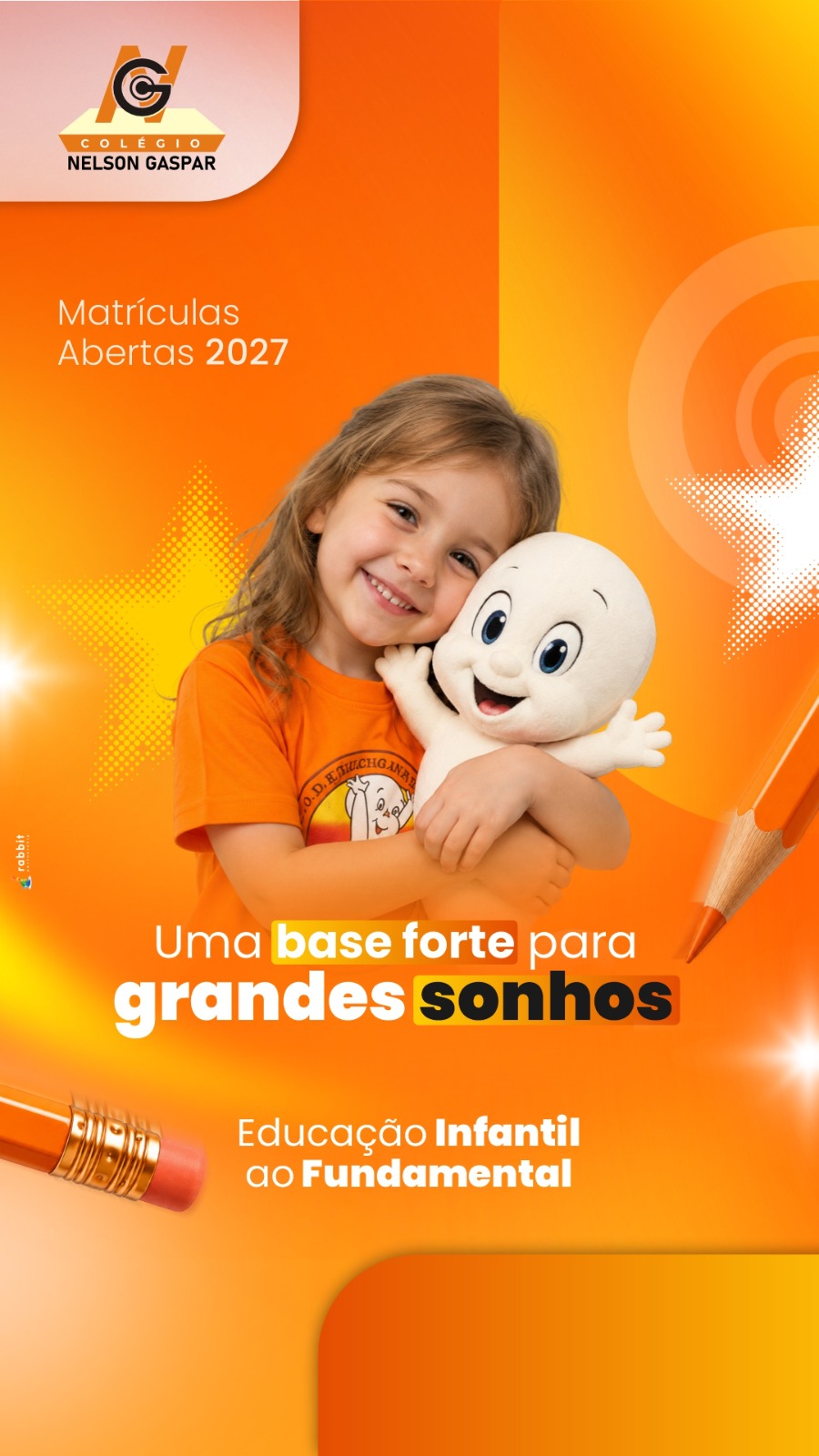 Matrículas abertas 2027 - Colégio Nelson Gaspar